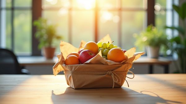 Pourquoi livrer une corbeille de fruits au travail booste votre entreprise