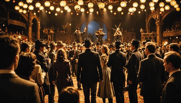 Plongée dans l'excitation du spectacle western en live